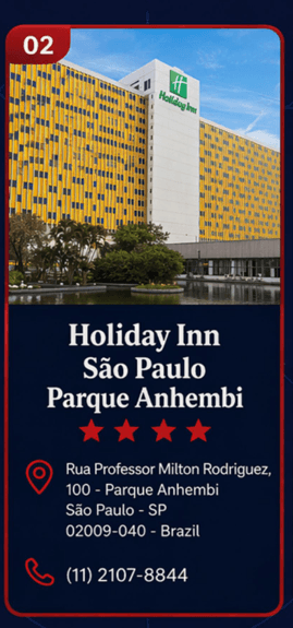 Holiday Inn São Paulo Parque Anhembi — Rua Professor Milton Rodriguez, 100
