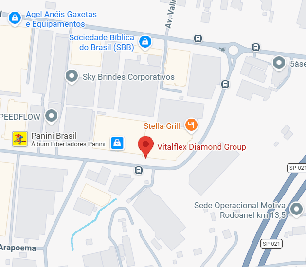 Mapa do local do evento — VITALFLEX, Alameda Caiapós, 673, Tamboré, Barueri
